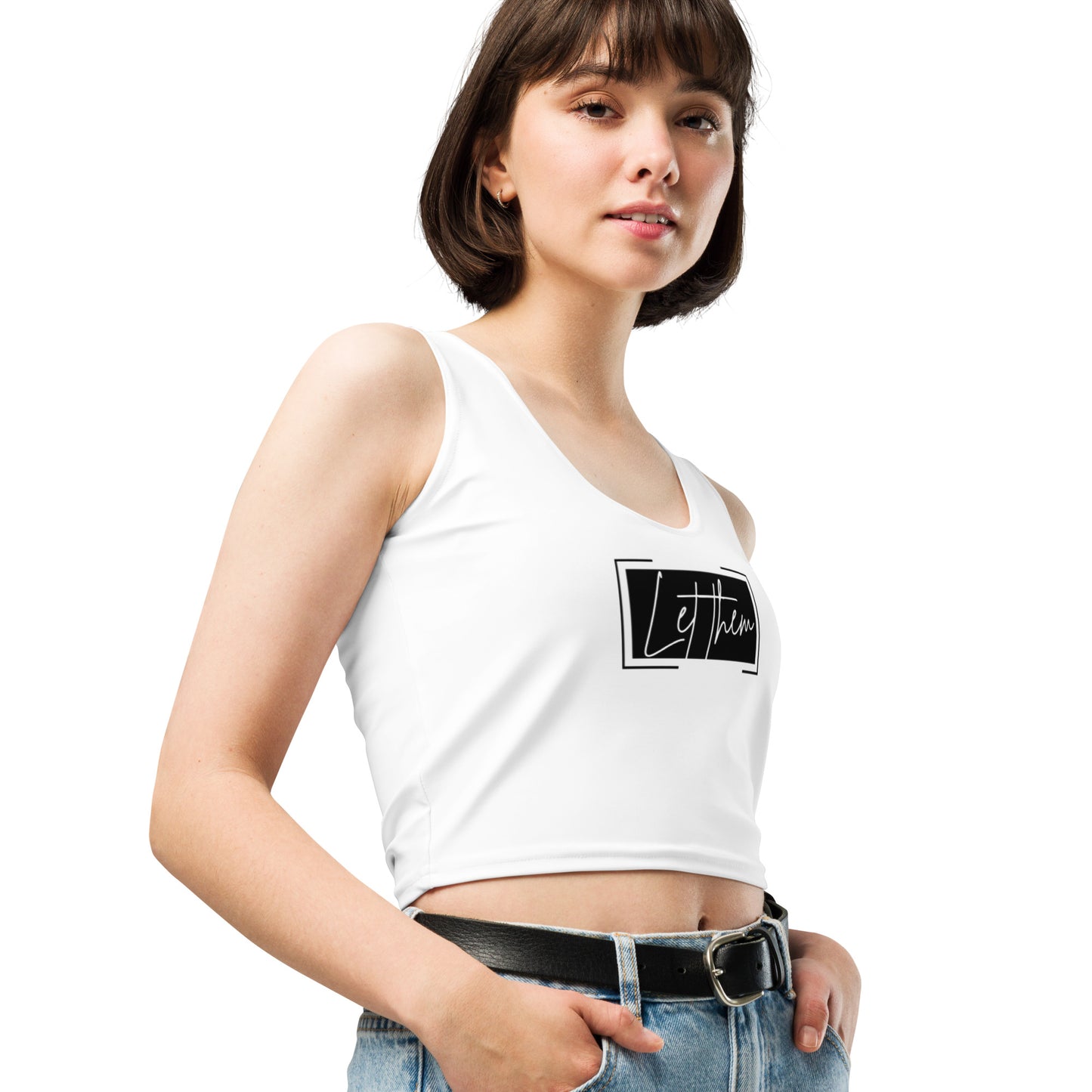 "Let Them" Crop Top