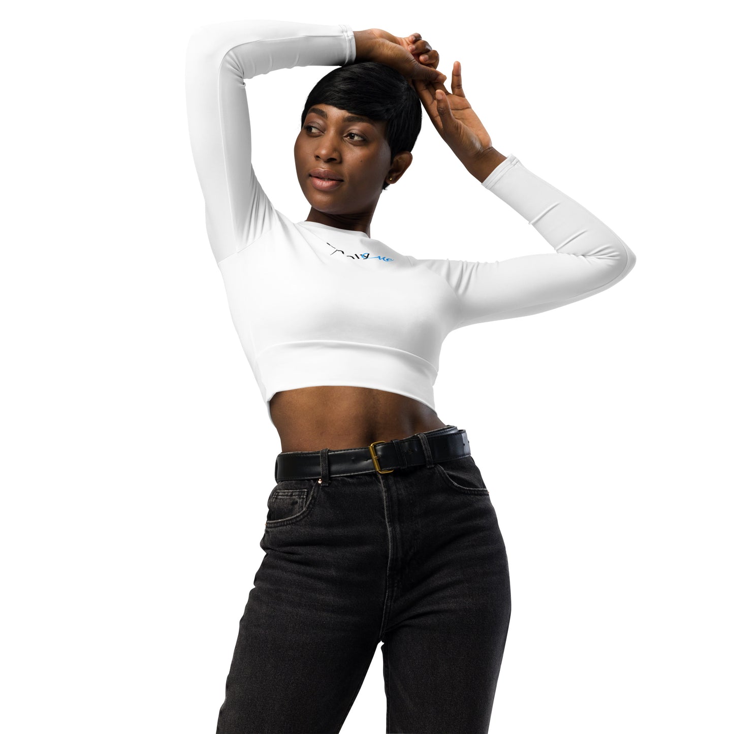 Only me long-sleeve crop top