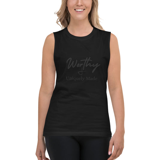 Worthy & Uniquely Made Women's Muscle Shirt