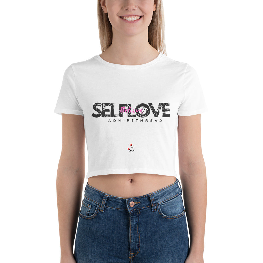 Self Love Admirethread Women’s Crop Tee