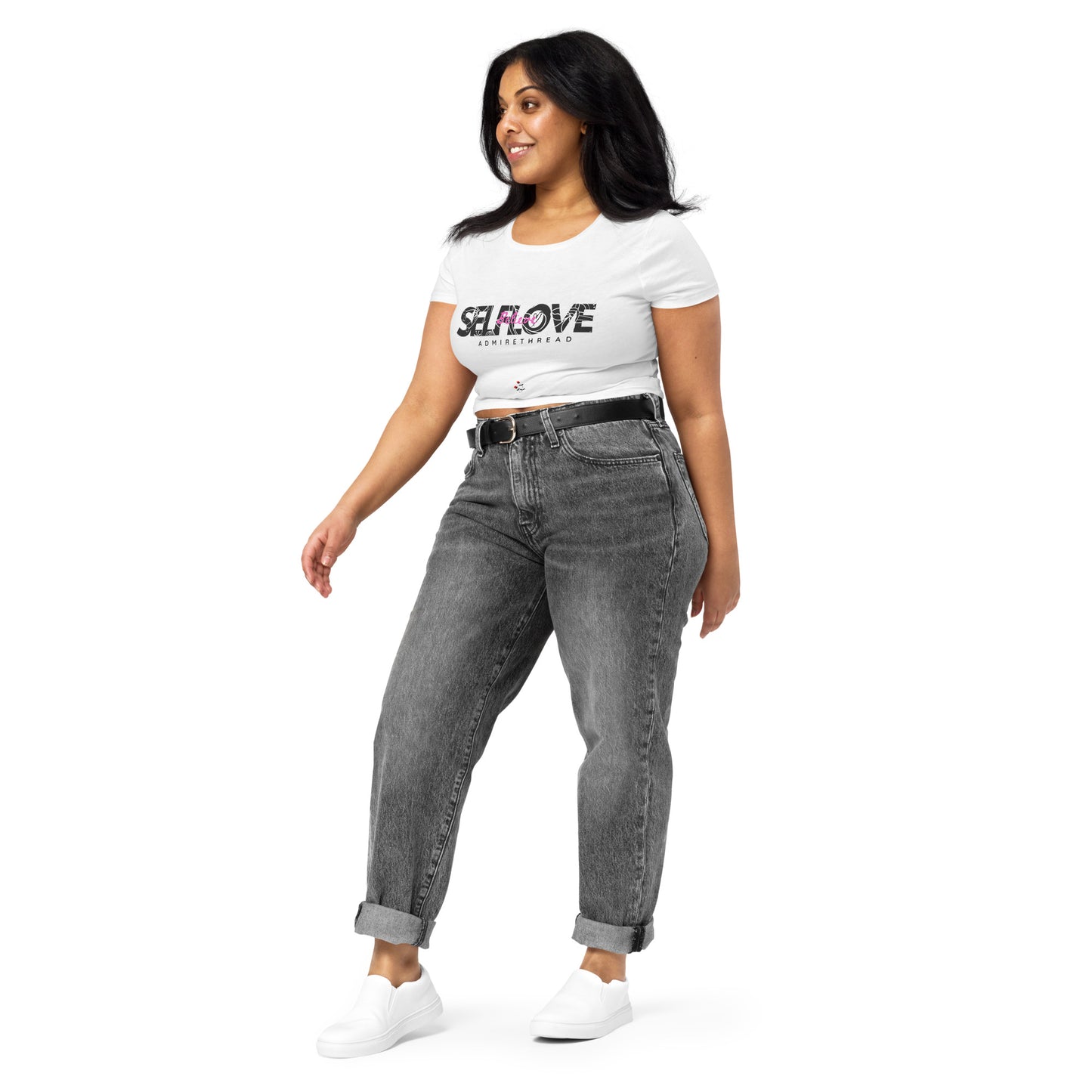 Self Love Admirethread Women’s Crop Tee