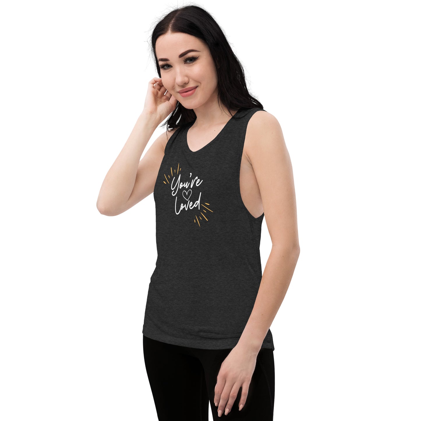 "You're Loved" Ladies’ Muscle Tank