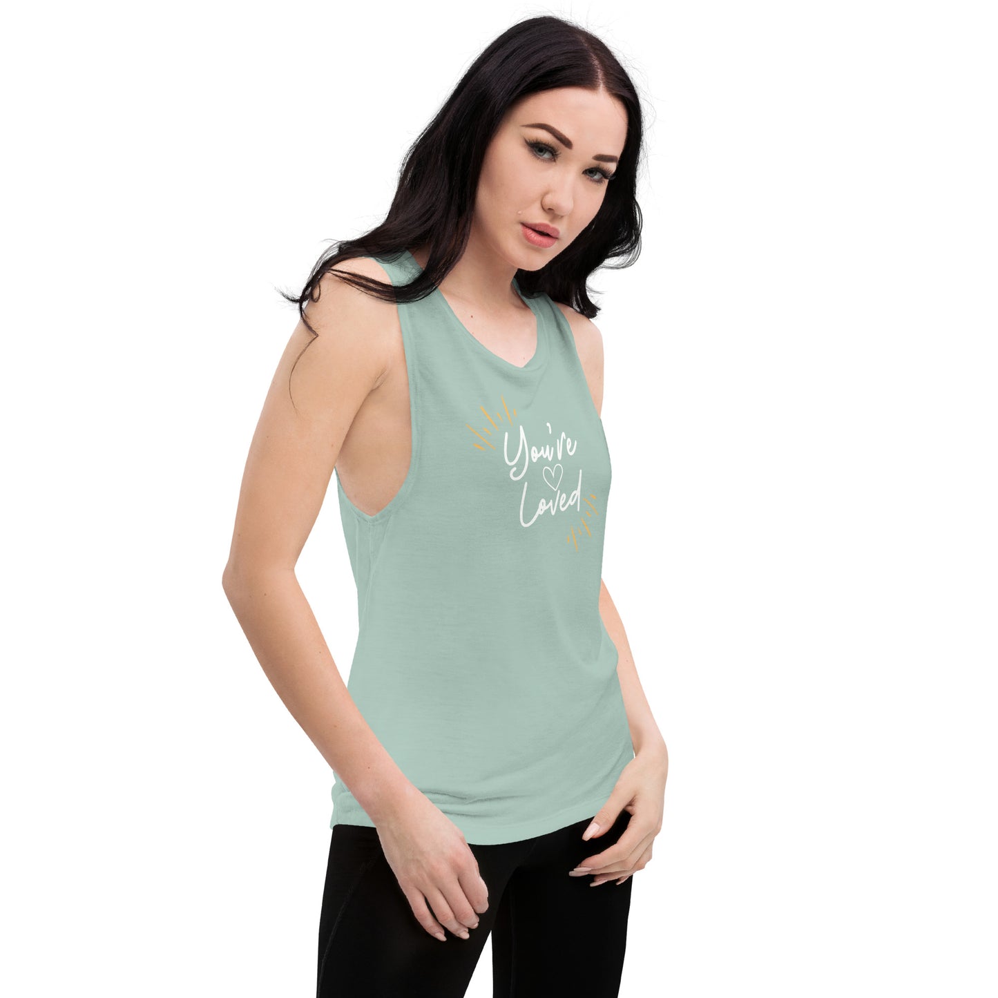 "You're Loved" Ladies’ Muscle Tank